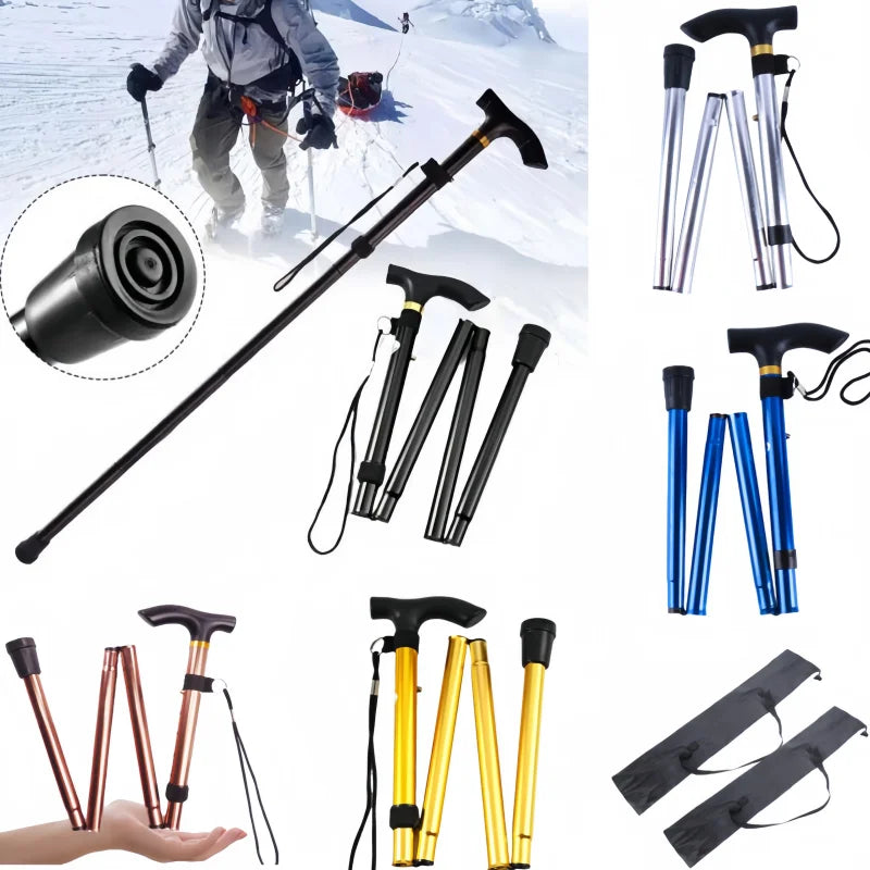 Four-Section Telescopic Walking Stick