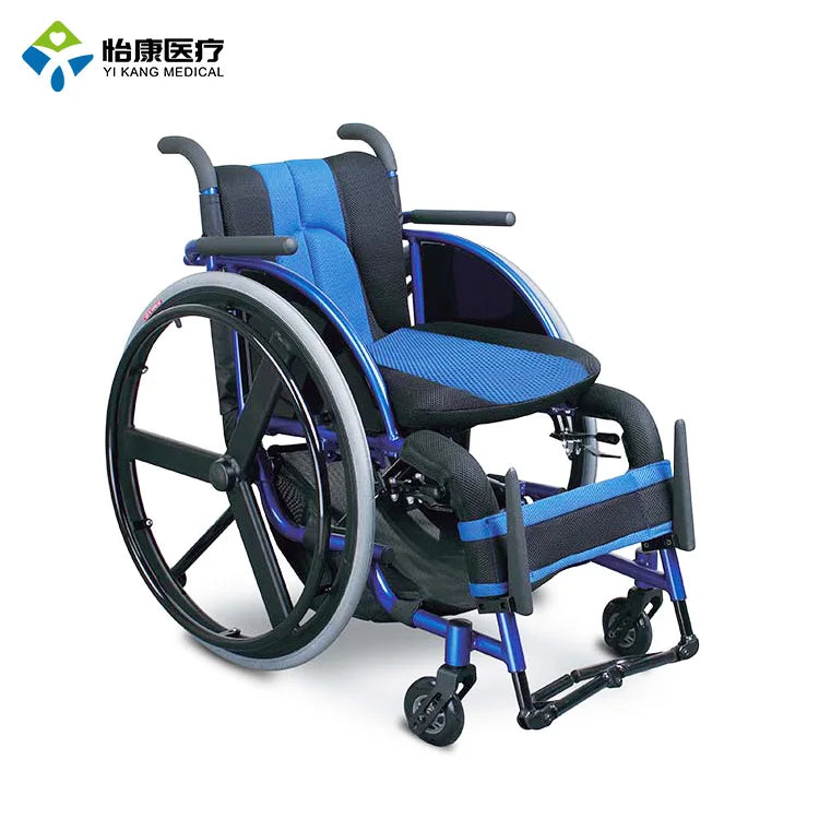 Foldable Manual Wheelchair with Quick-Release Wheels