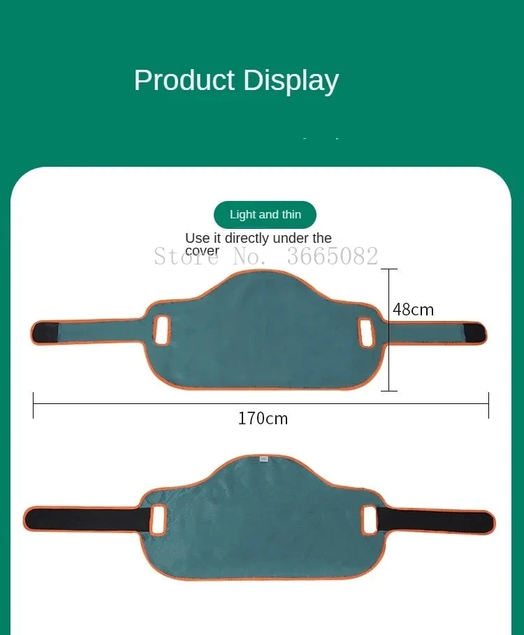 Manual Bed Repositioning Aid for Caregiving