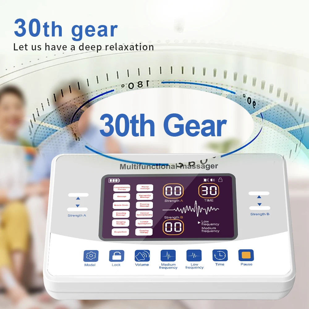 Medwell 2-Channel TENS EMS Device with 12 Modes