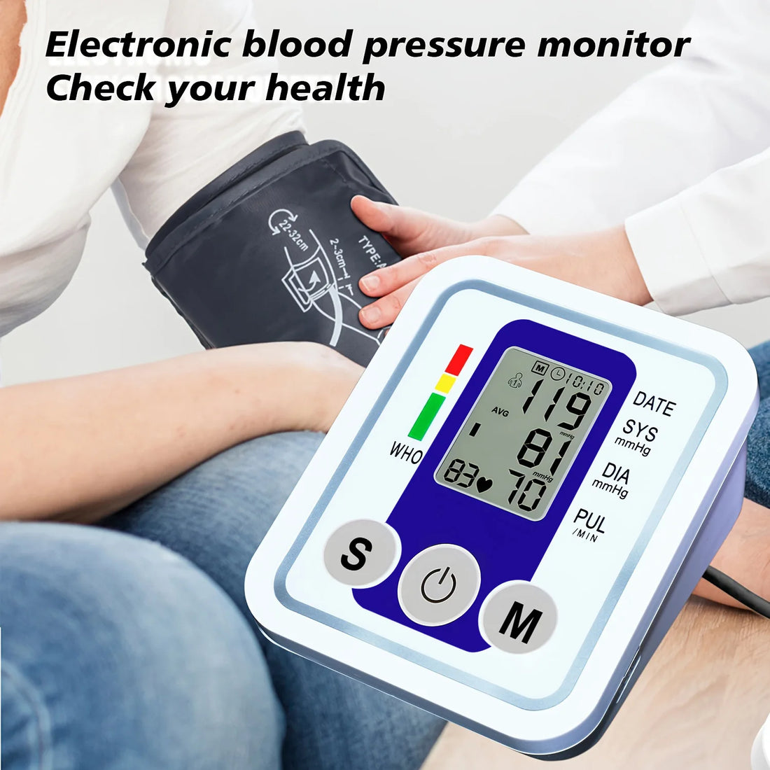 Digital Arm Blood Pressure Monitor Kit