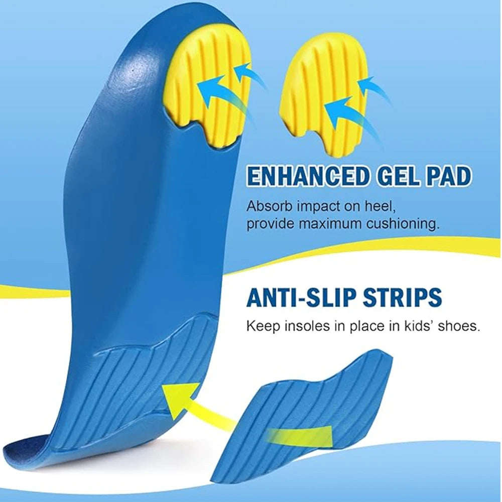 Kids Arch Support Insoles for Everyday Shoes