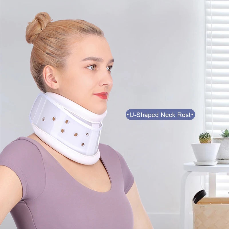 Adjustable Cervical Neck Traction Device with Chin Brace
