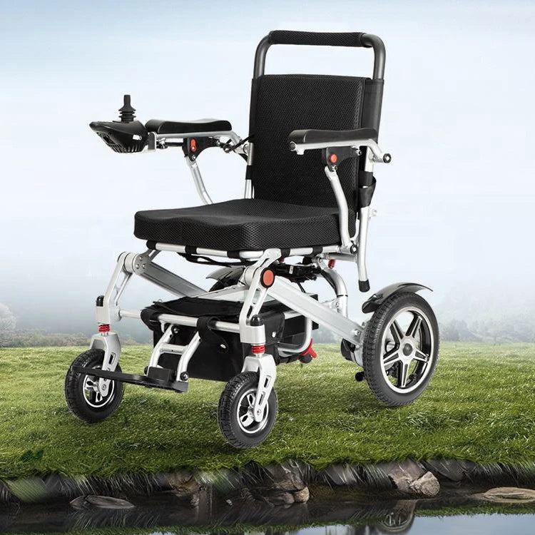 Foldable Motorized Wheelchair, 50kg Capacity