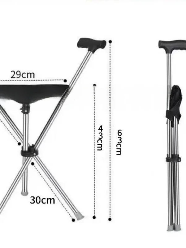 Walking Cane Chair for Outdoor Outings