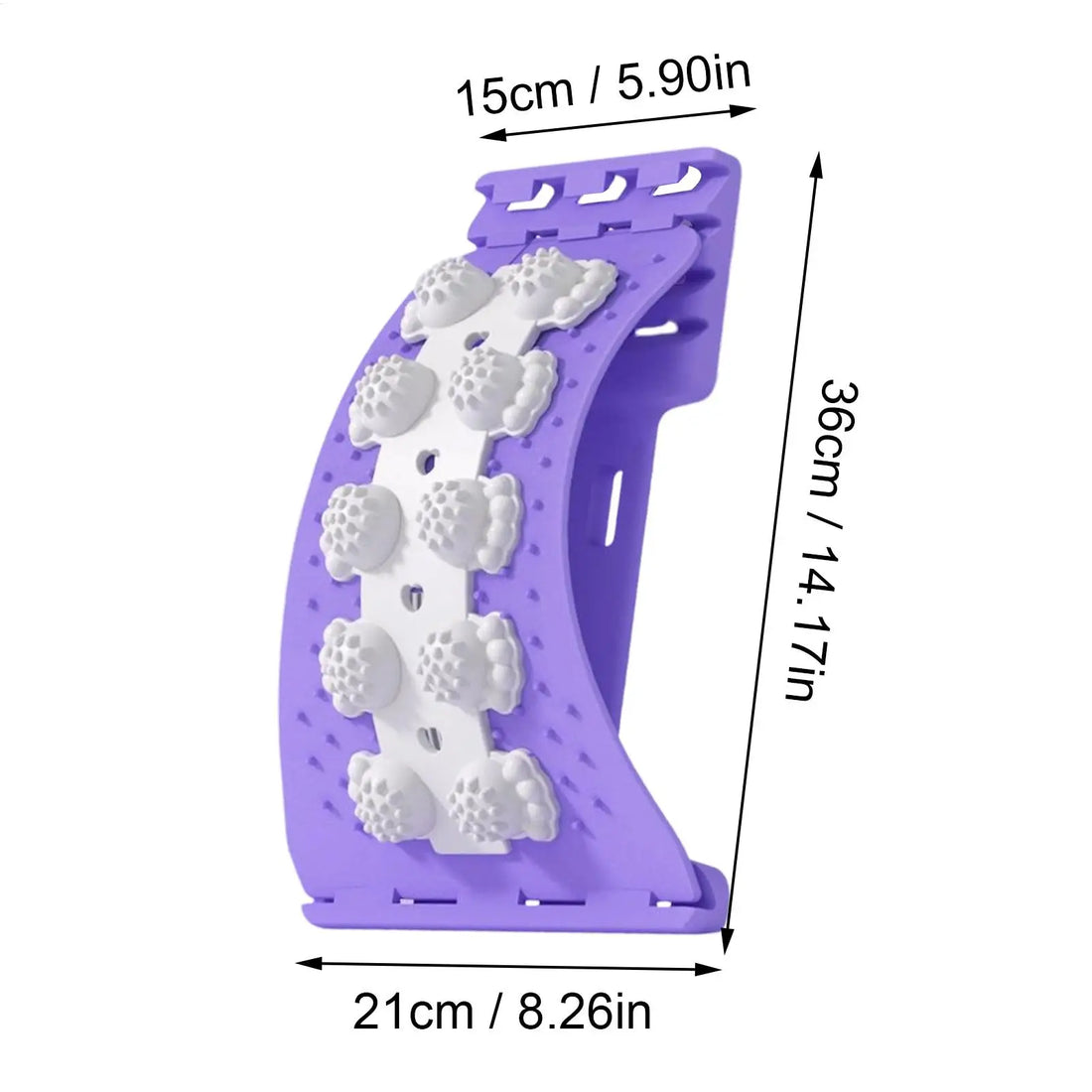 4-Level Adjustable Back Stretcher for Home Exercise