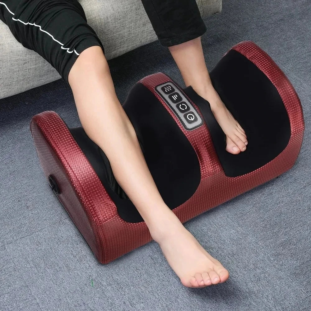 Electric Foot Massager with Heated Rollers