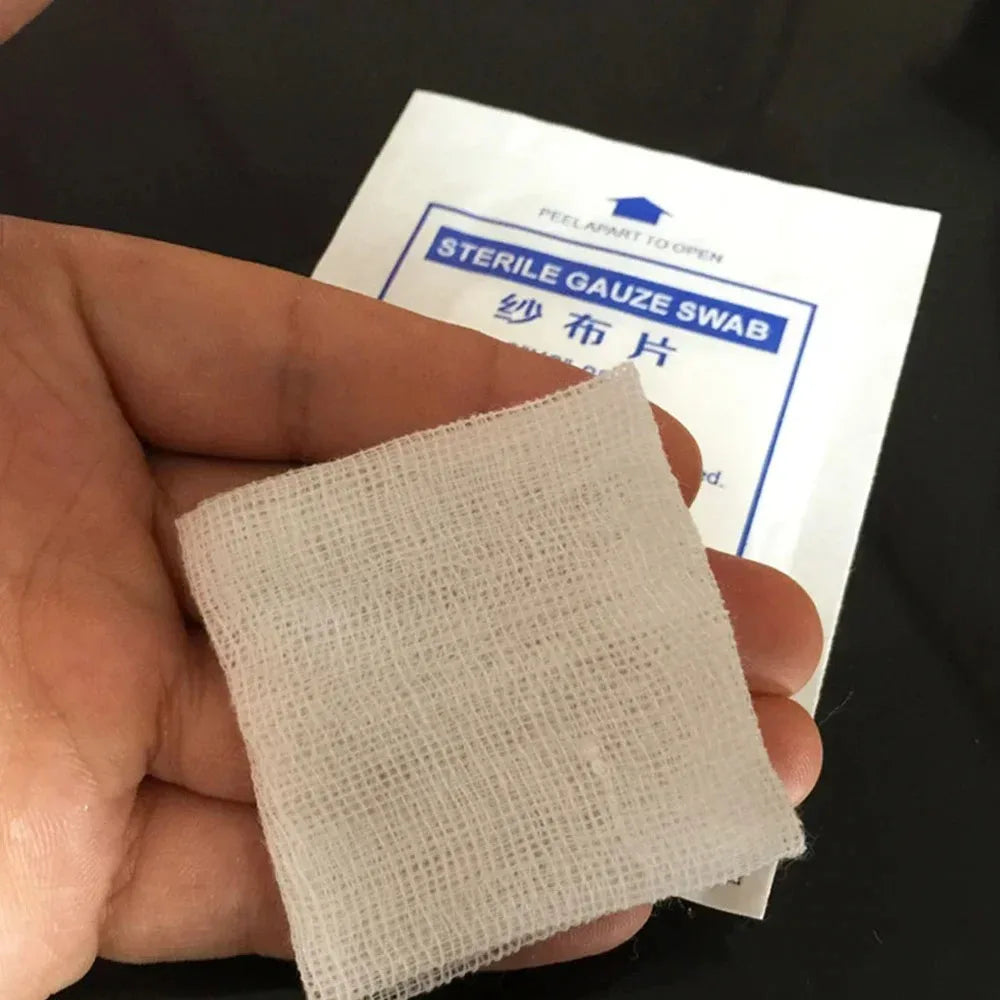 Individually Wrapped Sterile Gauze Pads, 8-Layer Cotton Dressing