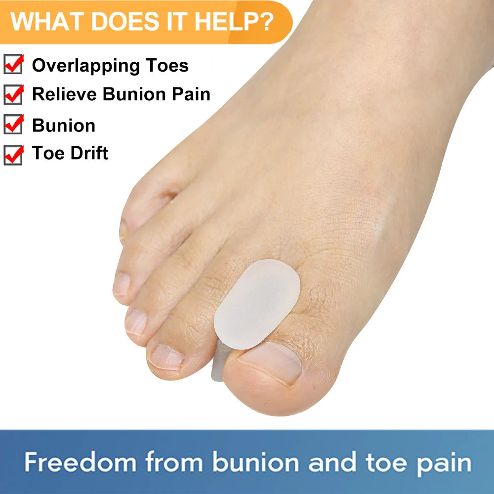 Toe Spacers and Protectors for Overlapping Toes