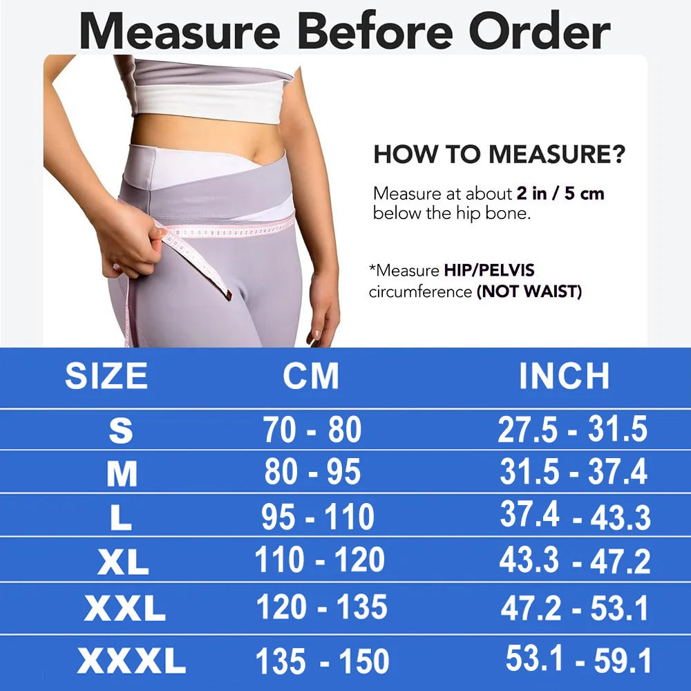 Adjustable SI Hip and Pelvic Support Belt