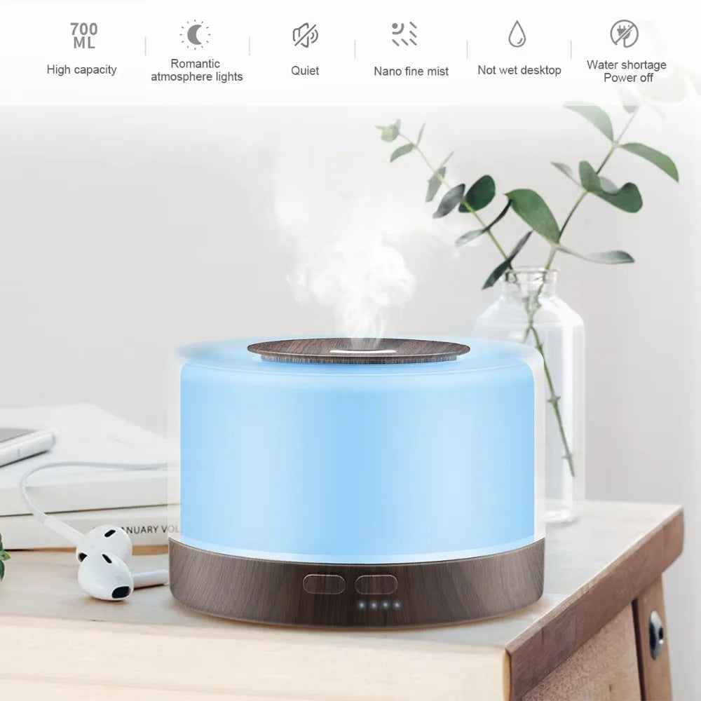 Ultrasonic Diffuser with Cool Mist and LED Lights