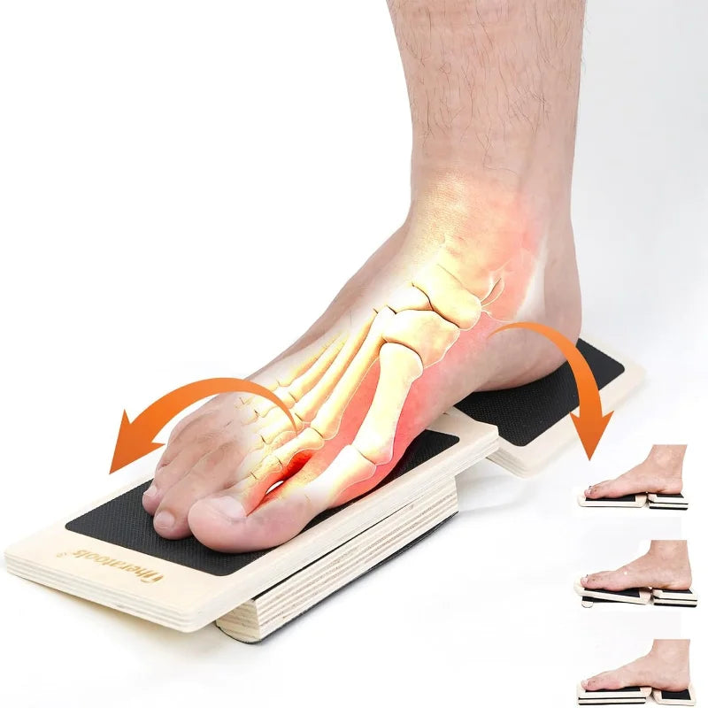Wooden Single-Leg Ankle Balance Board