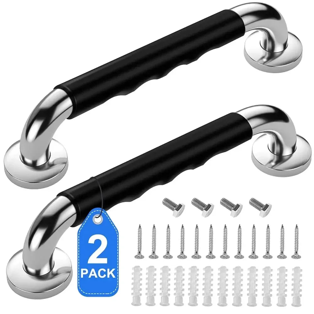 Bathroom Grab Bar with Non-Slip Silicone Grip