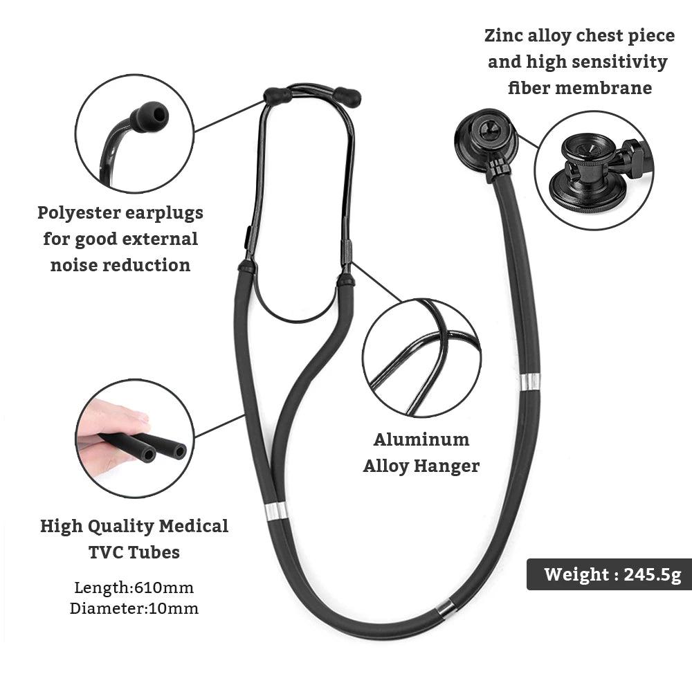 Double-Head Heart and Lung Stethoscope