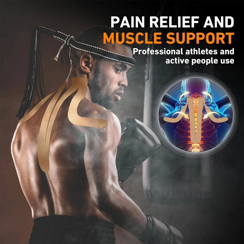 Precut Shoulder and Neck Kinesiology Tape