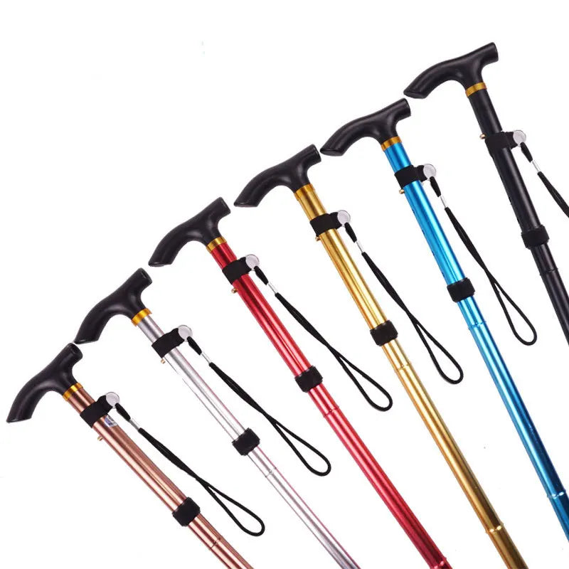 Multifunction Telescopic Folding Walking Stick