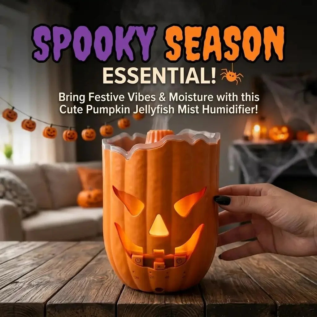 Pumpkin Aromatherapy Humidifier with Remote and Timer