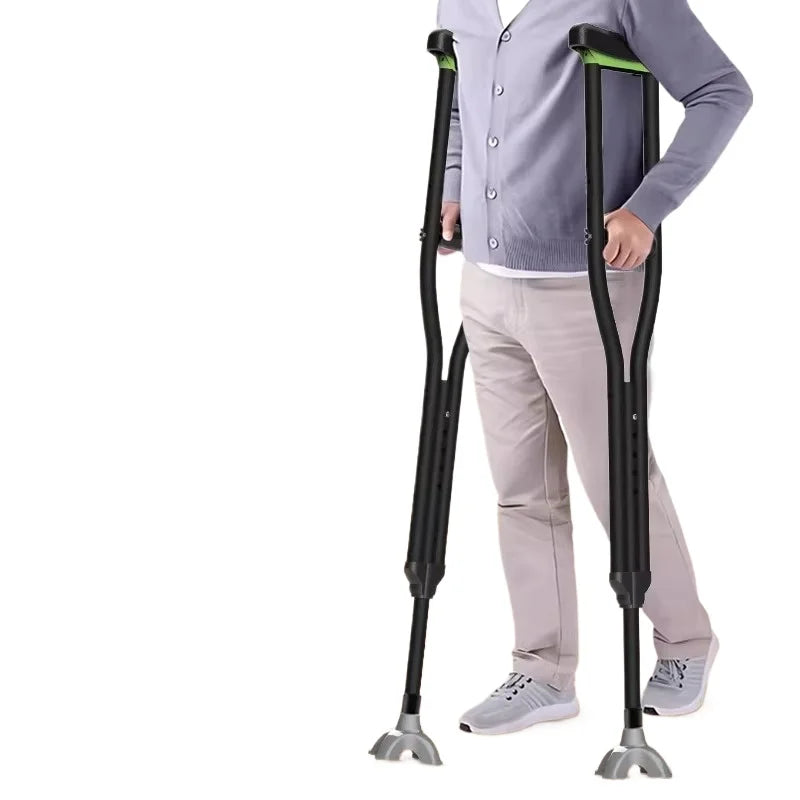 Foldable Stainless Steel Underarm Crutches