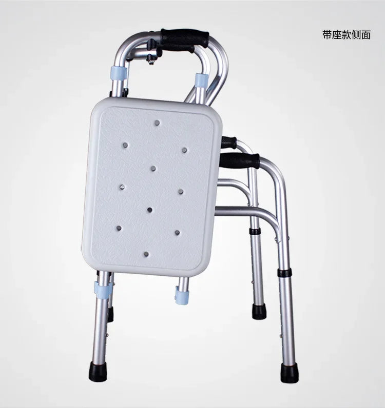 Four-Legged Walker with Cushioned Seat