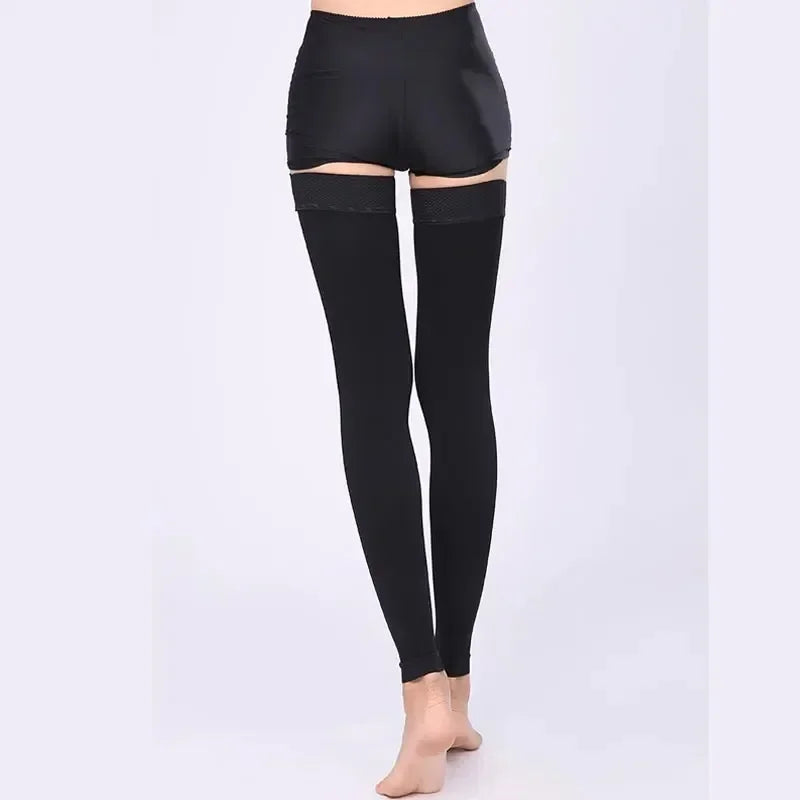 Unisex Thigh-High Compression Stockings, 23–32 mmHg
