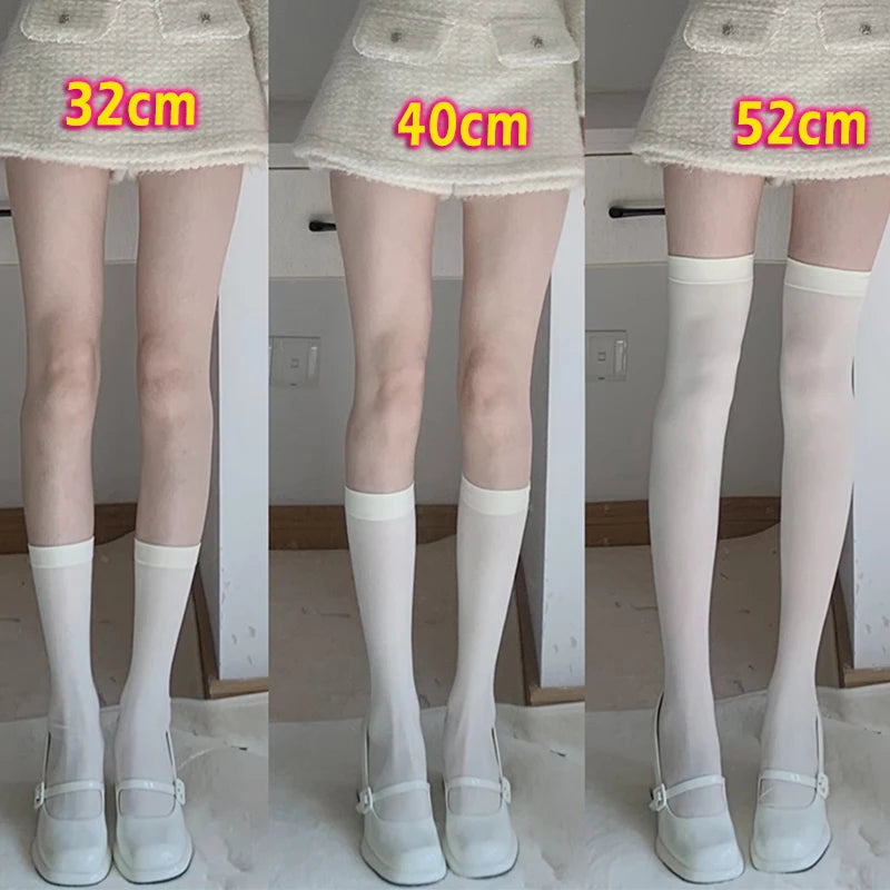 Women’s Over-the-Knee Stockings, Black or White
