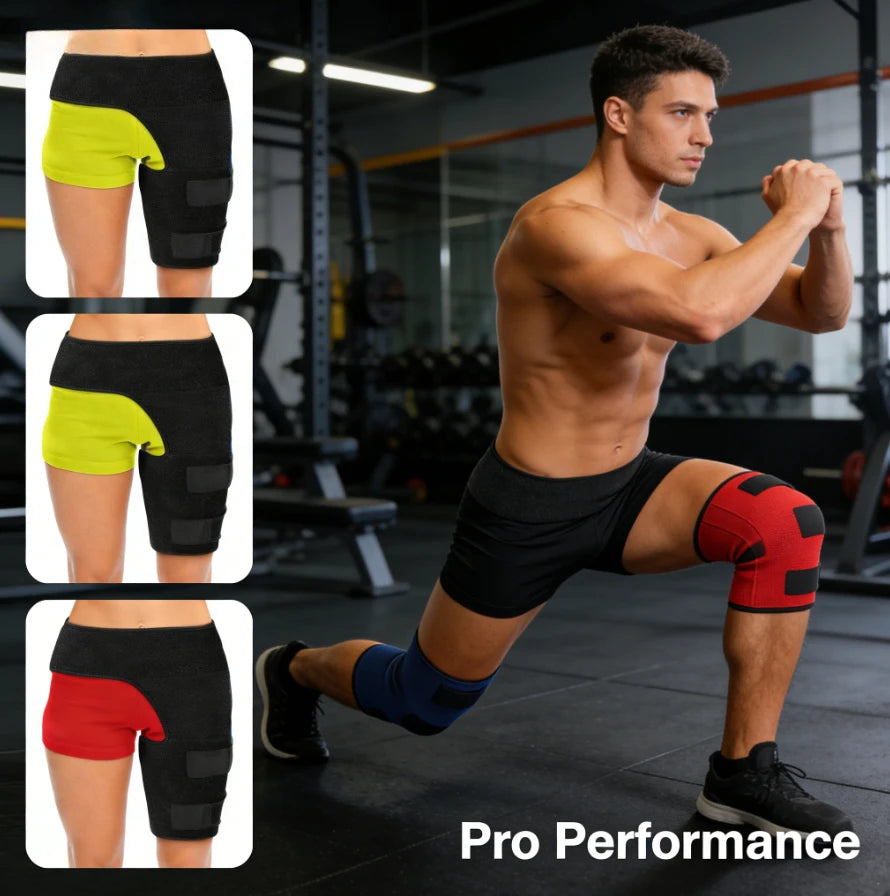 Hip, Groin and Thigh Support Protector for Sports, 1 Piece