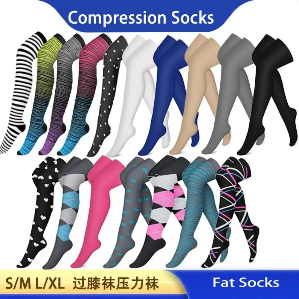 Unisex Compression Stockings for Hiking and Running