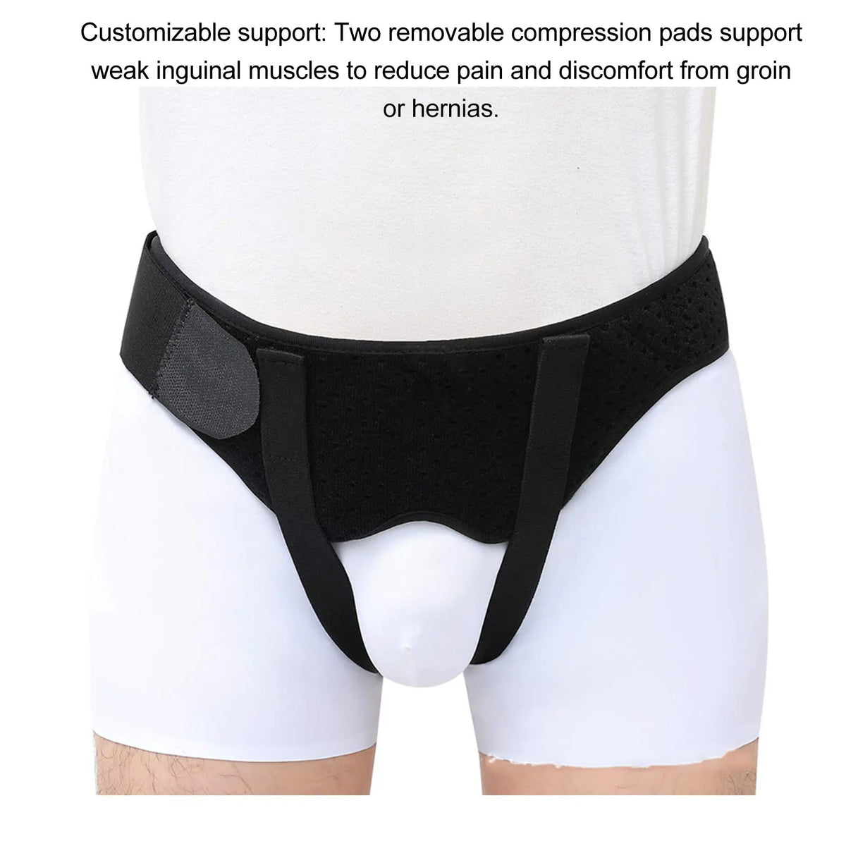Adjustable Inguinal Hernia Band with Foam Pad