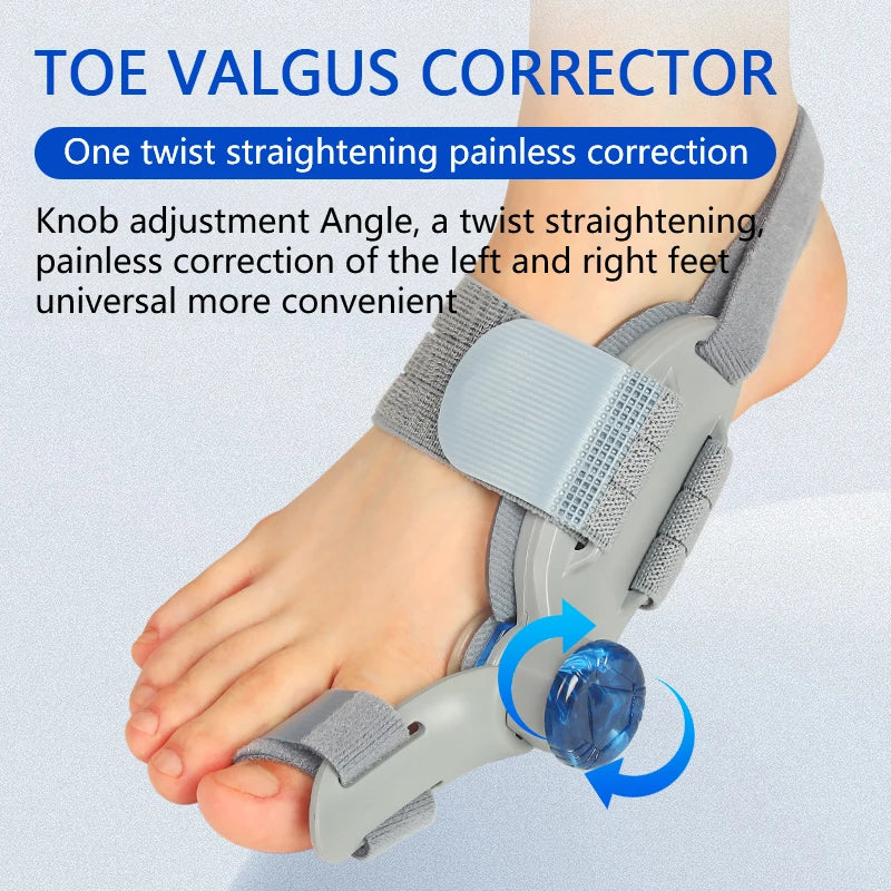 Adjustable Big Toe Corrector with Toe Separator