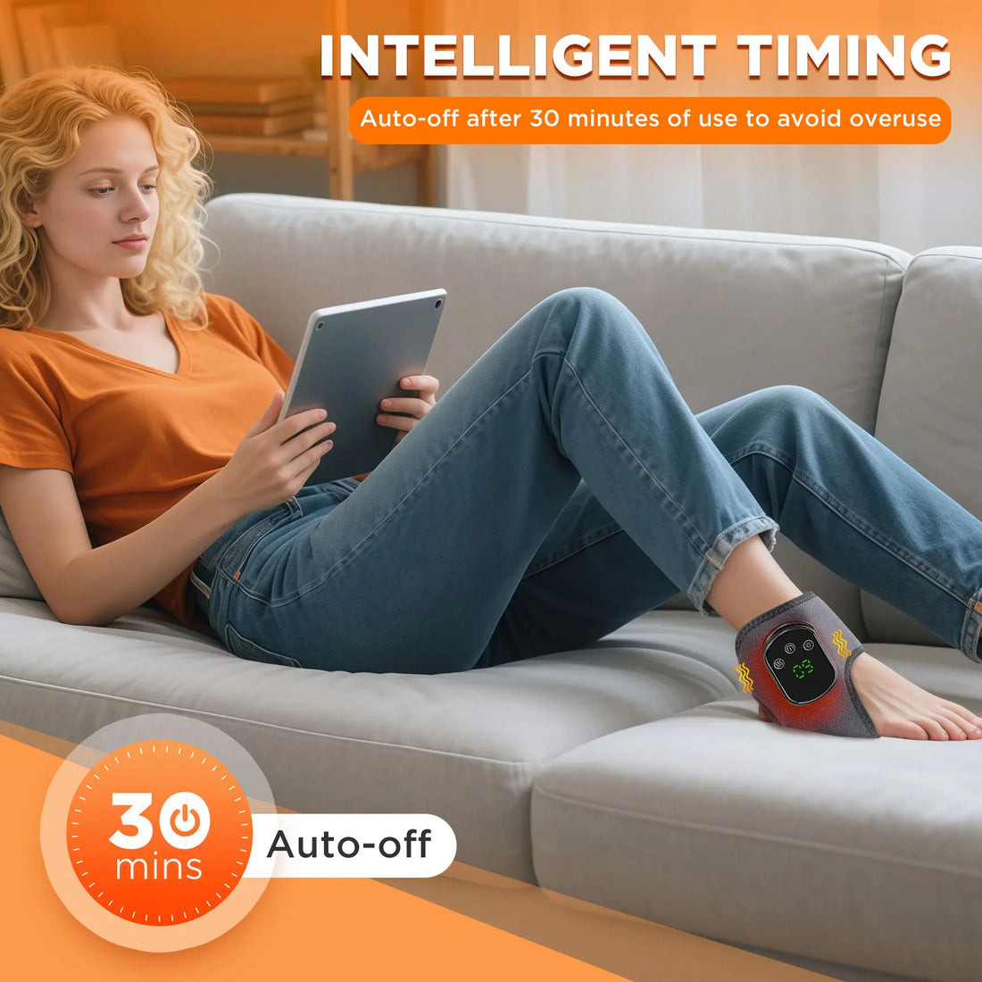 Rechargeable Heated Ankle Brace
