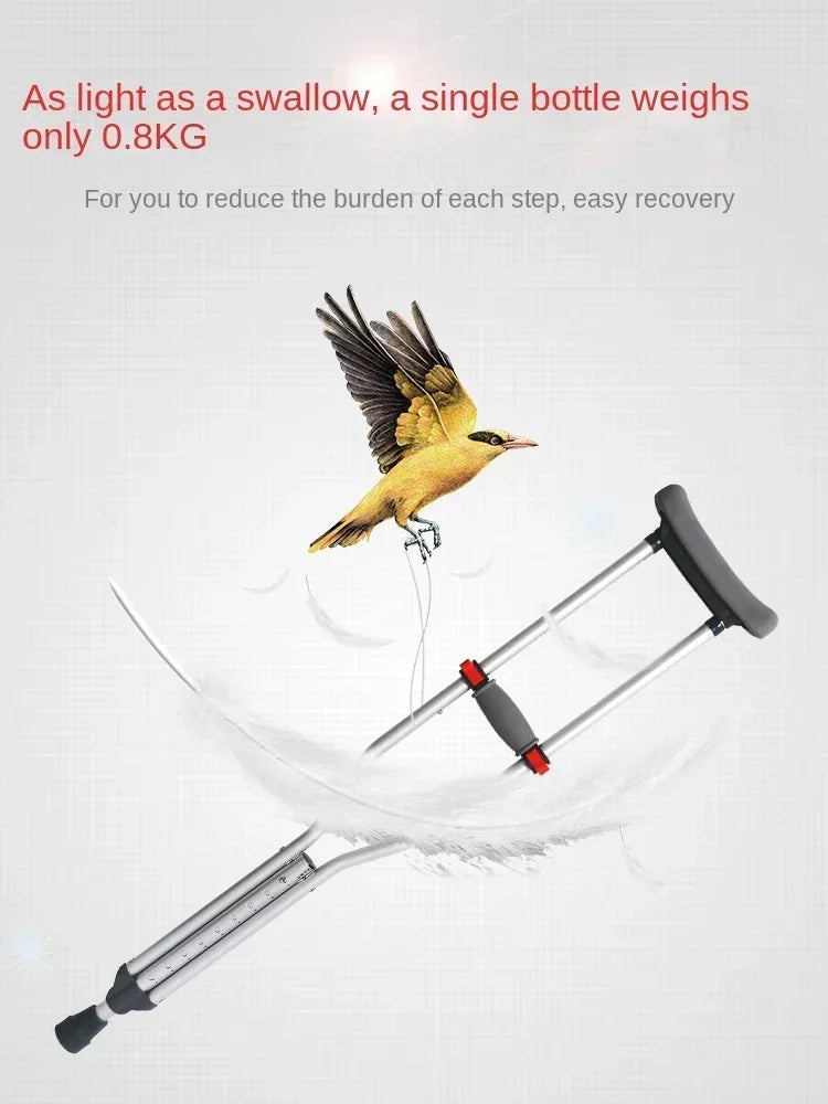 Adjustable Folding Aluminum Underarm Crutches