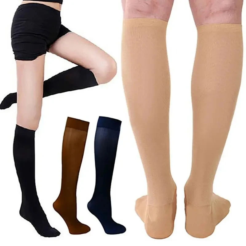 Knee-High Compression Socks, 20–30 mmHg