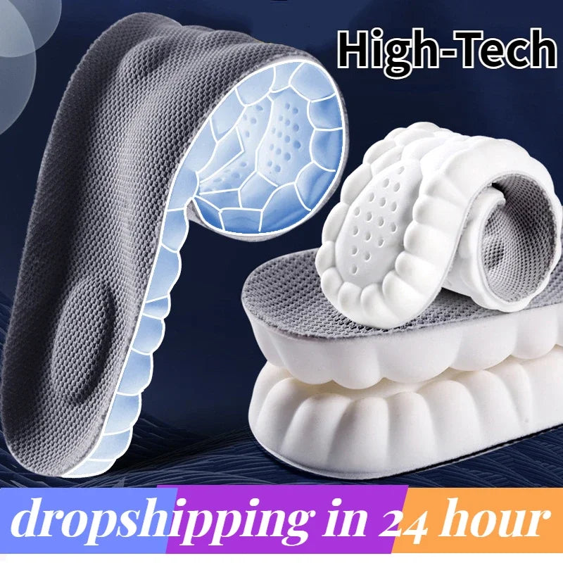 Memory Foam Sports Insoles with Arch Support