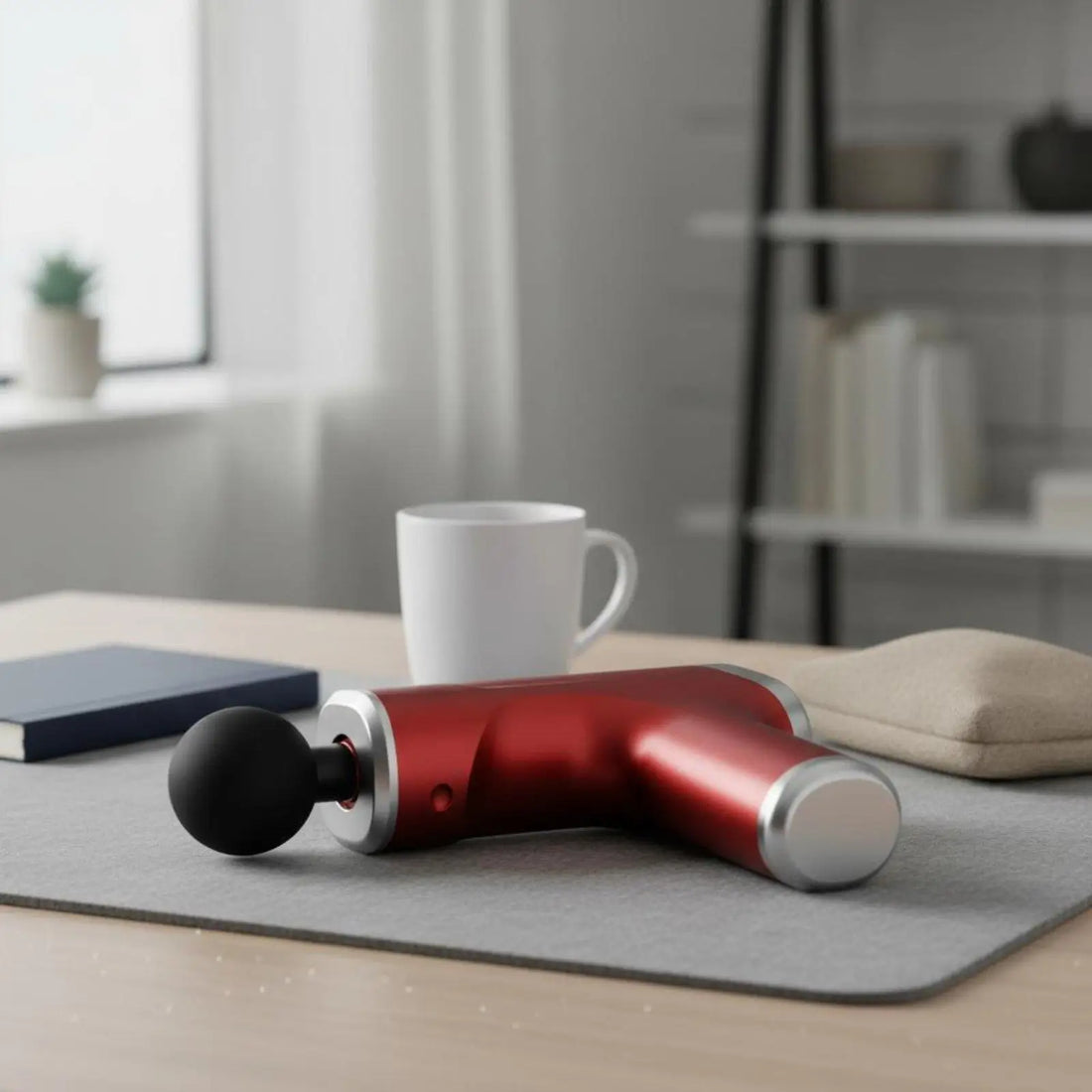 Handheld Electric Massager with 4 Heads
