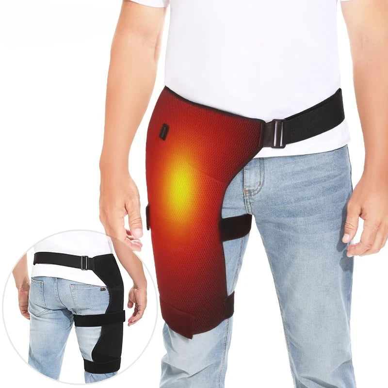 Heated Hip Wrap with Vibration Massager