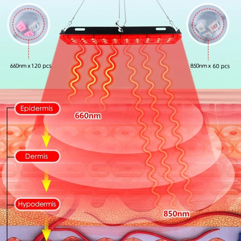 Red and Near-Infrared Light Lamp