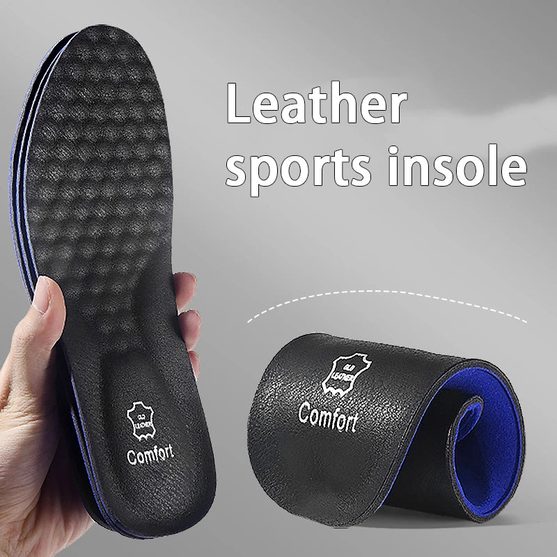 Men’s Leather Arch Support Insoles