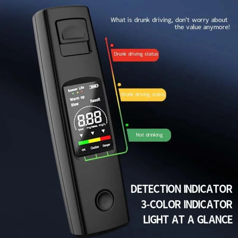 Portable Digital Breathalyzer with Contactless Detection
