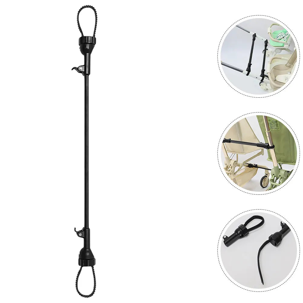 Adjustable Twin Stroller Connectors, Foldable Set of 2