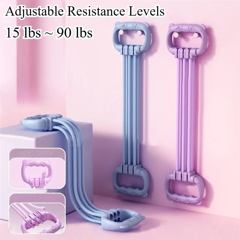 6-Level Adjustable Resistance Stretch Band
