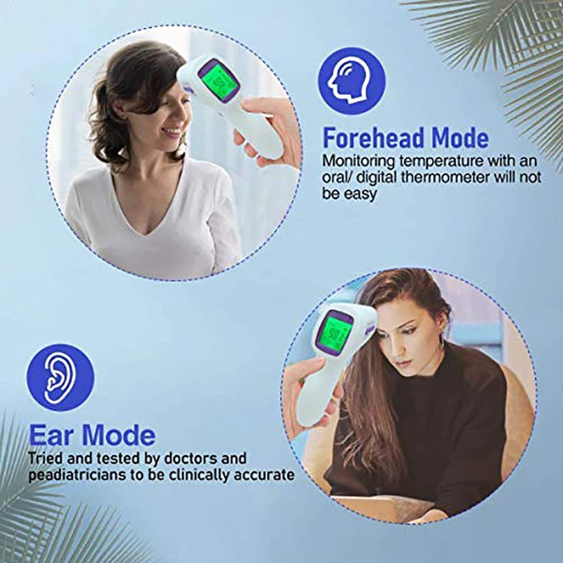Forehead Thermometer and Finger Pulse Oximeter Set