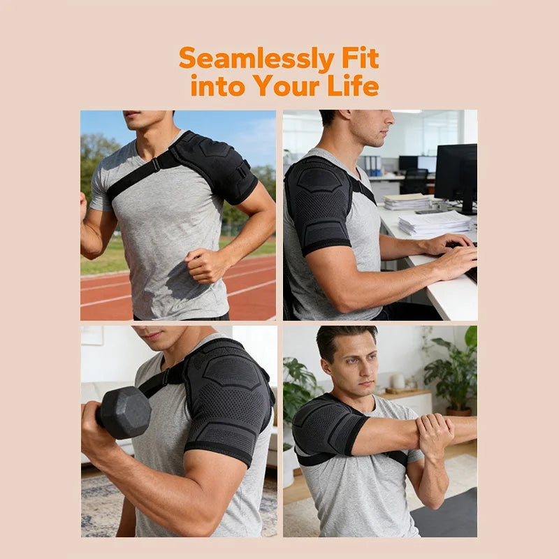 Adjustable Shoulder Brace for Left or Right Shoulder