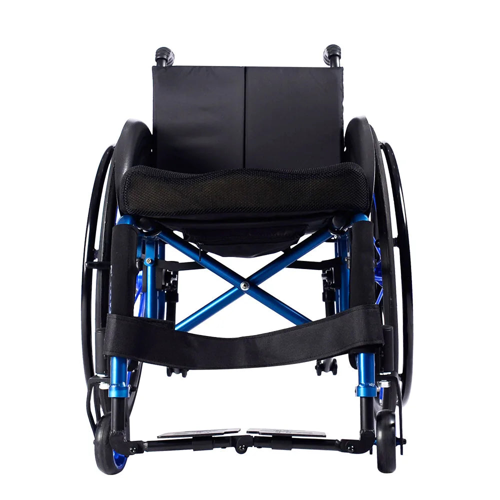 Folding Manual Wheelchair with 130kg Capacity