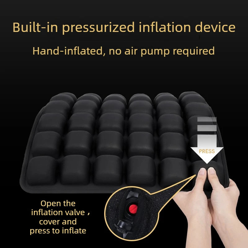 Inflatable Seat Cushion for Office Chairs and Wheelchairs