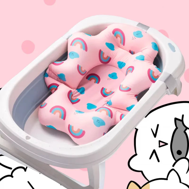 Foldable Baby Bath Seat Mat