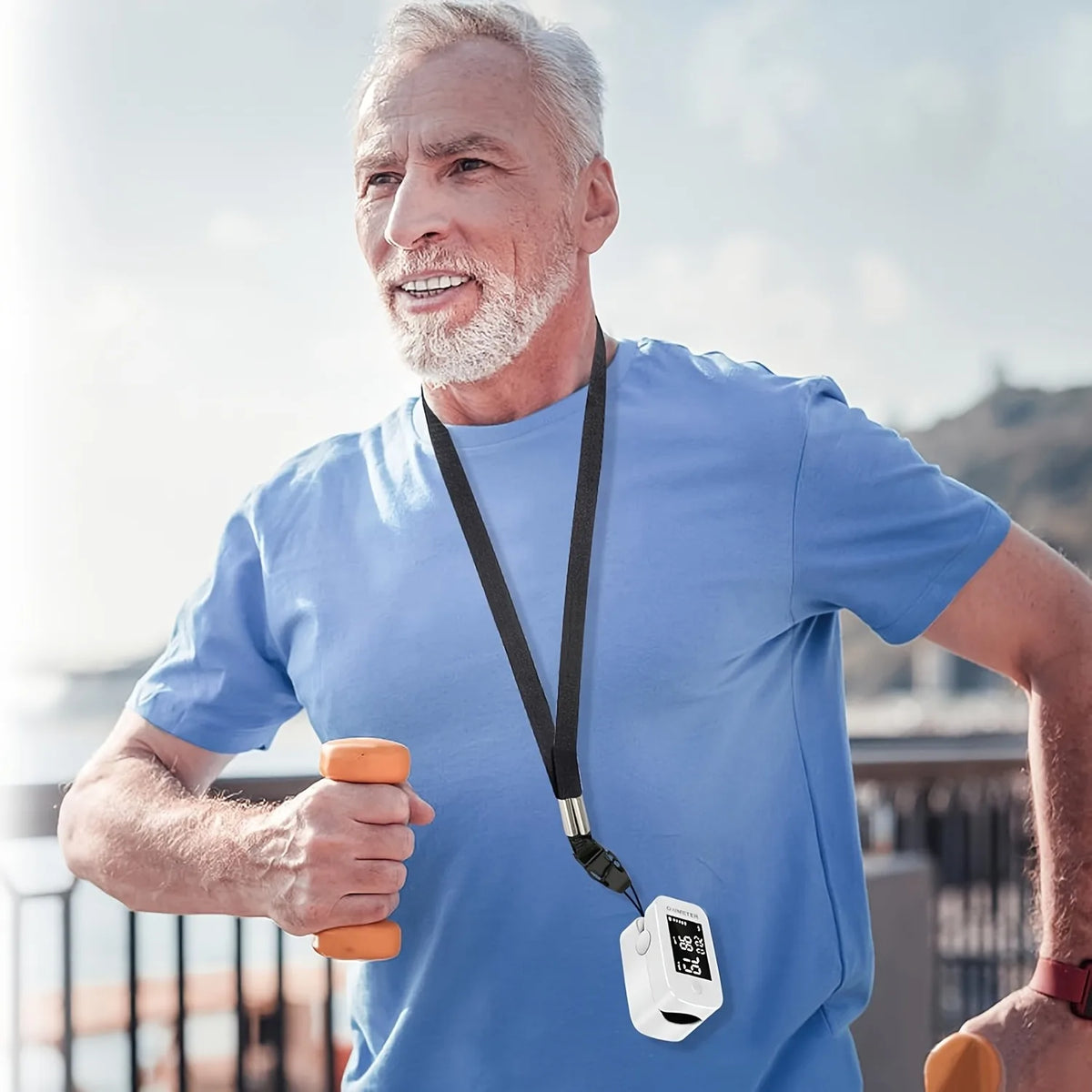 Fingertip Pulse Oximeter with LED Display