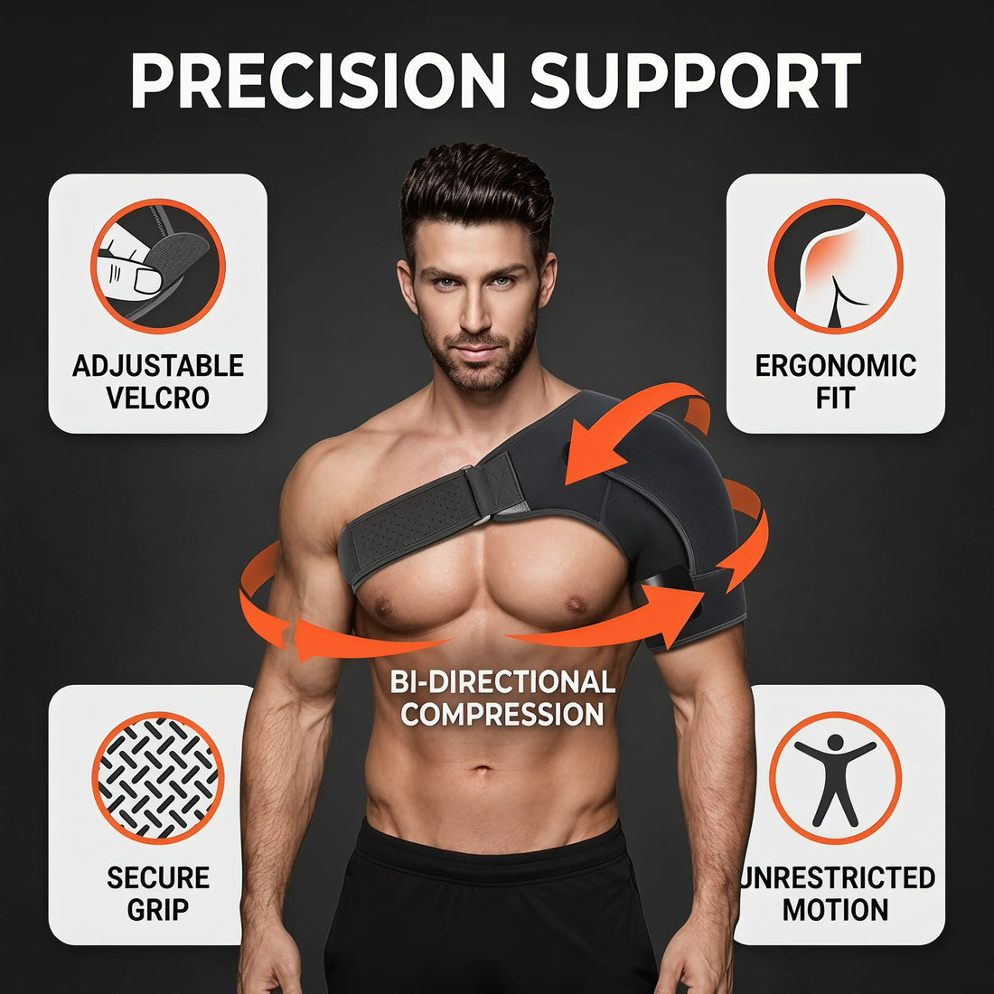 Adjustable Shoulder Support Compression Sleeve