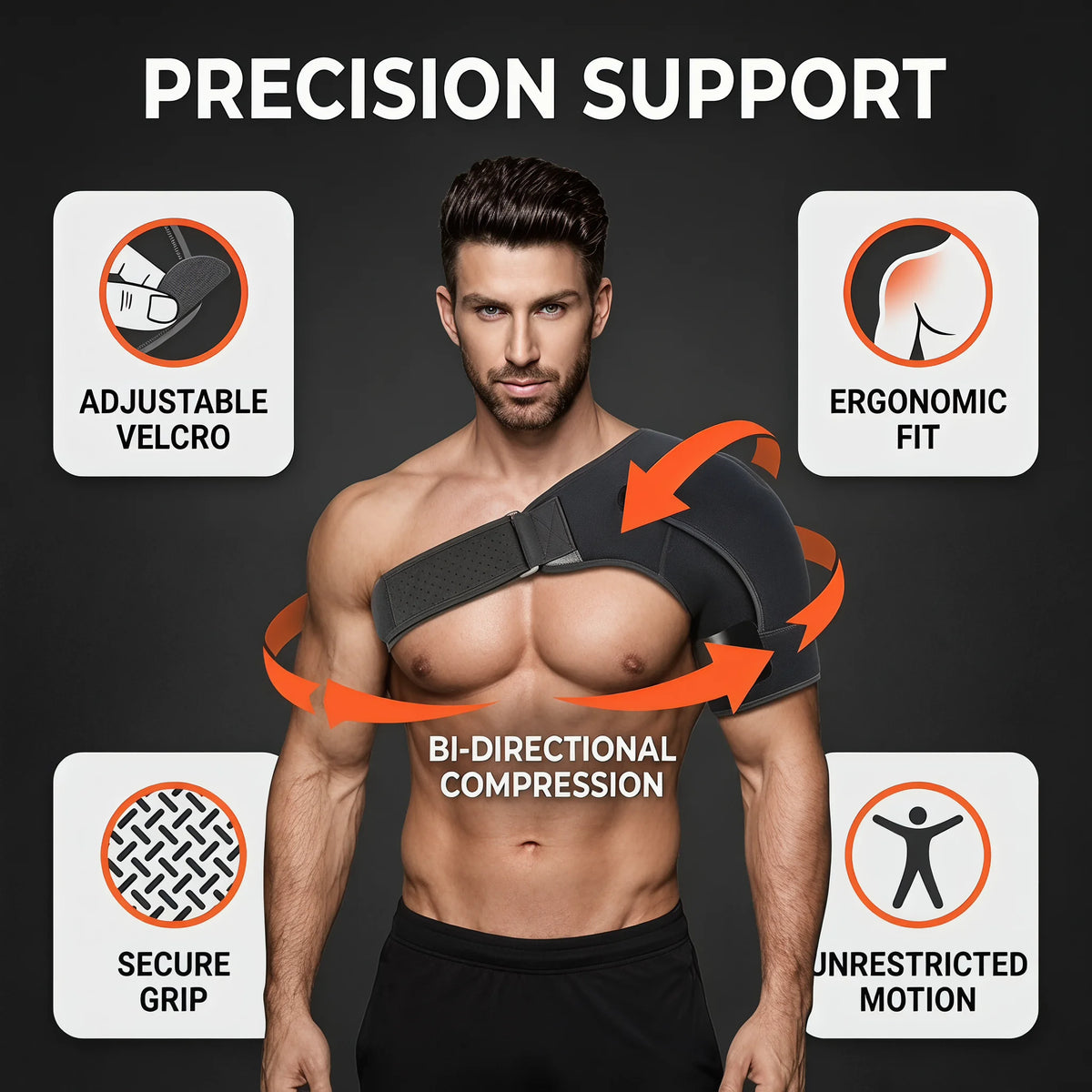 Adjustable Shoulder Support Compression Sleeve