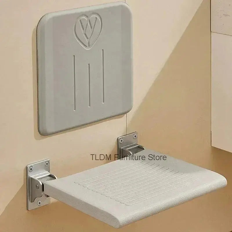 Folding Wall-Mounted Bathroom Seat