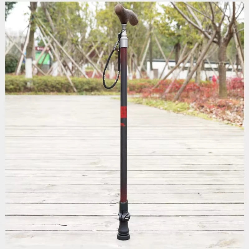Adjustable T-Handle Walking Stick for Hiking